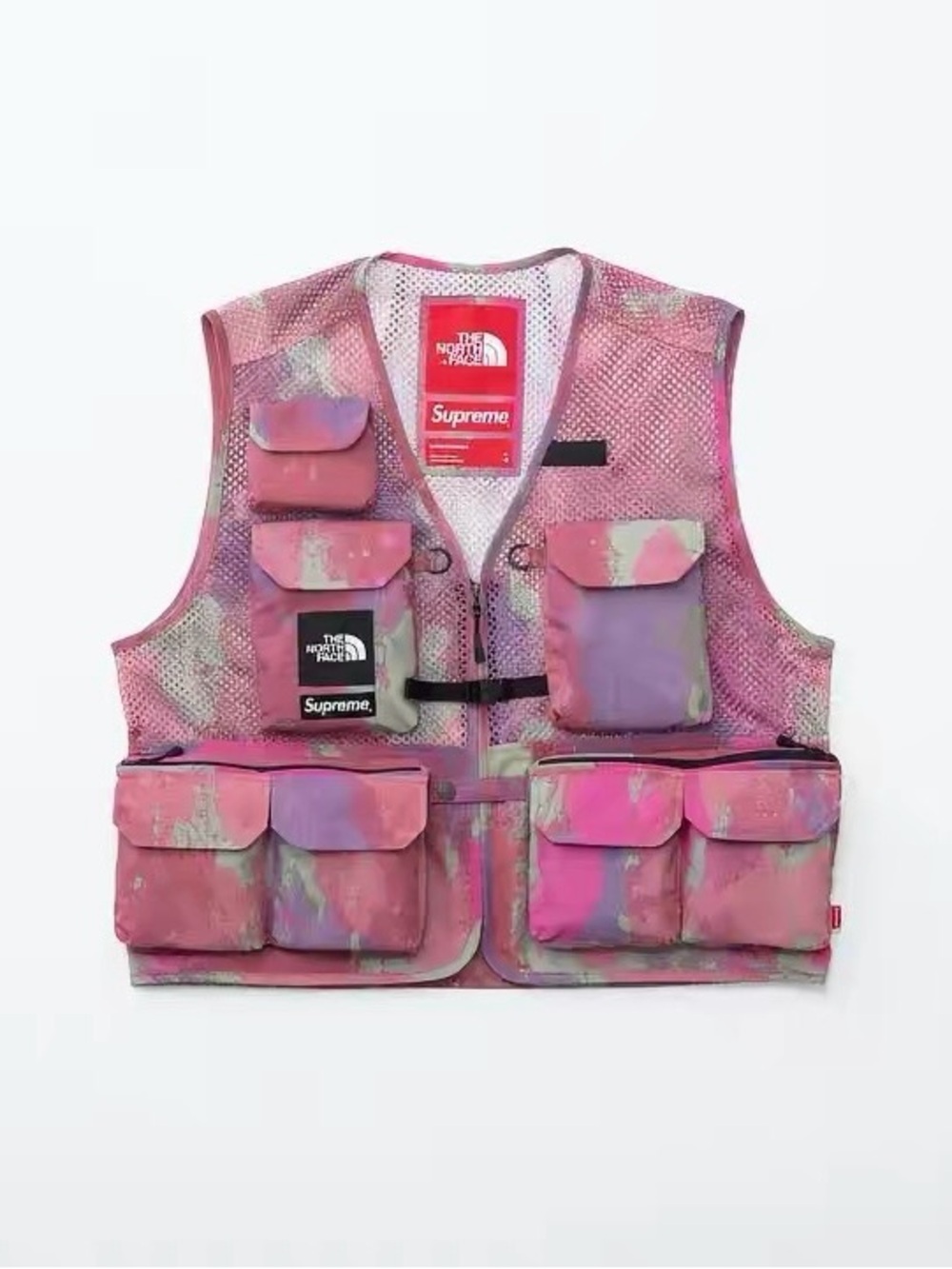 Supreme x The North Face | Trekking Cargo Utility Vest Pink | Size M | NWT